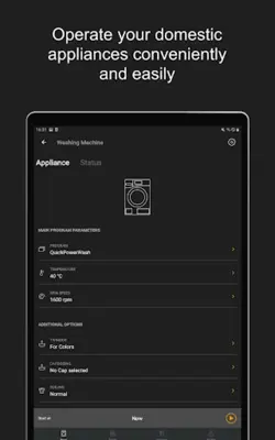 Miele app – Smart Home android App screenshot 1